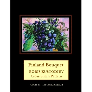 Boris Kustodiev Cross 预订 Pattern Bouquet Stitch 9781727570847 Finland