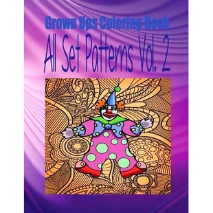 预订 Grown Ups Coloring Book All Set Patterns Vol. 2 Mandalas: 9781534740051