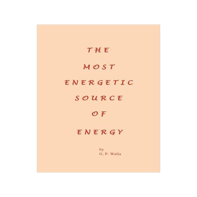 预订 The Most Energetic Source of Energy