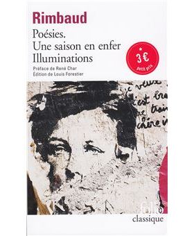 现货 法语原版 兰波诗选 Poesies Rimbaud Saison 超实主义诗歌 阿蒂尔·兰波 Jean Nicolas Arthur Rimbaud 法国经典诗歌集
