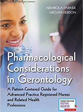 【预售】Pharmacological Considerations in Gerontology