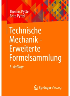 预订 Technische Mechanik - Erweiterte Formelsammlung: 9783658448462