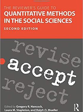 【预售】The Reviewer’s Guide to Quantitative Methods in the Social Sciences
