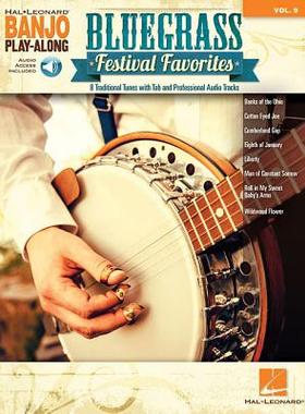 【预订】Bluegrass Festival Favorites: Banjo Play-Along Volume 9
