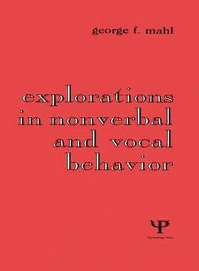预订 Explorations in Nonverbal and Vocal Behavior