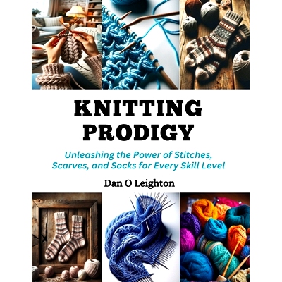 预订 Knitting Prodigy: Unleashing the Power of Stitches, Scarves, and Socks for Every Skill Level: 9798872314387