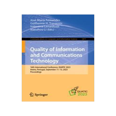 [预订]Quality of Information and Communications Technology 9783031437021