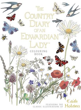 预售 英伦乡野手记涂色书 伊迪斯·霍尔登 Edith Holden 英文原版 The Country Diary of an Edwardian Lady Colouring Book