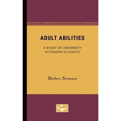 预订 Adult Abilities: A Study of University Extension Students: 9780816672035
