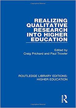 【预售】Realizing Qualitative Research into Higher Education