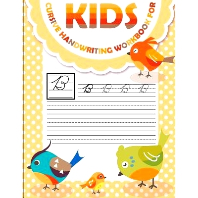 预订 Cursive handwriting workbook for kids: workbook cursive, workbook tracing, cursive handwriting workbook for teens,
