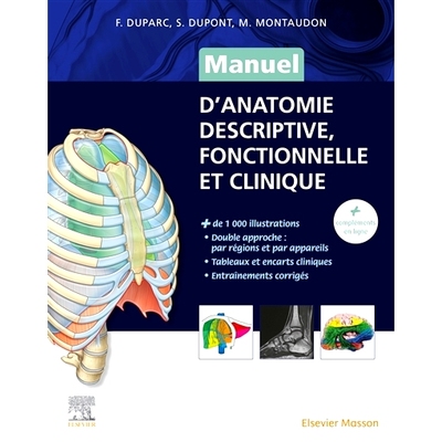预订 Manuel d’anatomie descriptive, fonctionnelle et clinique 描述性、功能性和临床解剖学*: 9782294763472
