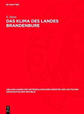 预订 Das Klima Des Landes Brandenbure: 9783112777589