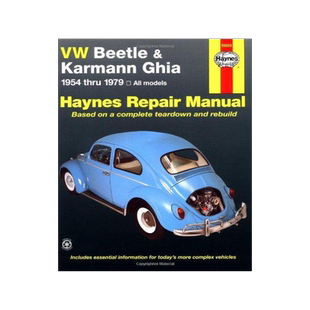 [预订]Volkswagen VW Beetle & Karmann Ghia (1954-1979) Haynes Repair Manual (USA) 9781850107293