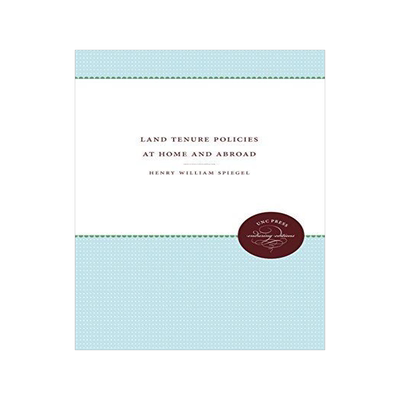 [预订]Land Tenure Policies at Home and Abroad 9781469613048