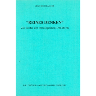 Zur Kritik der 预订 Denkform. Denken’. teleologischen 9789060323205 ’Reines
