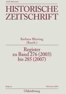 2003 9783486644609 Register 2007 285 bis 276 Band 预订