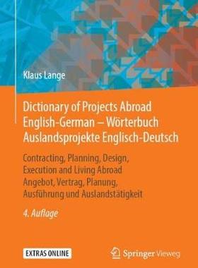 预订 Dictionary of Projects Abroad English-German - Wörterbuch Auslandsprojekte / Englisch-Deutsch