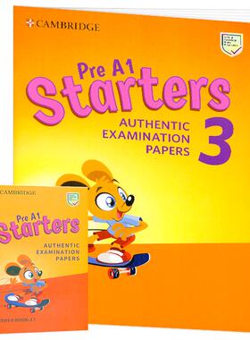 [预售]Pre A1 Starters 3 Student’s Book Authentic Examination Papers