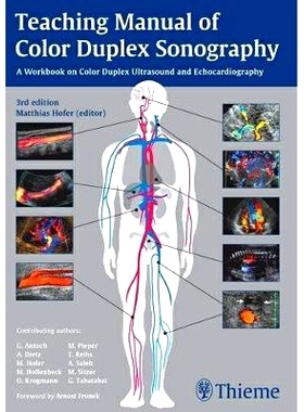 预订 Teaching Manual of Color Duplex Sonography 彩色多普勒超声教学手册: 9783131275936