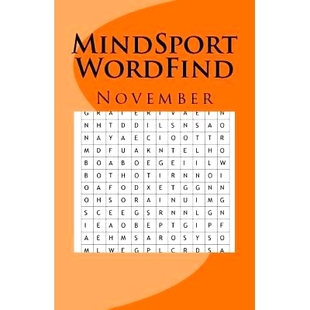 November WordFind 9781729604762 MindSport 预订