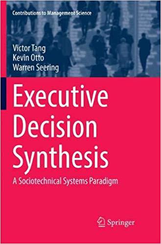 【预售】Executive Decision Synthesis: A Sociotechnical Systems Paradigm