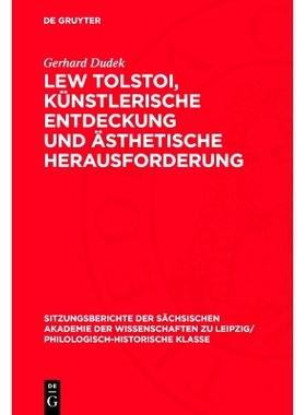预订 Lew Tolstoi, künstlerische Entdeckung und ästhetische Herausforderung: 9783112713341