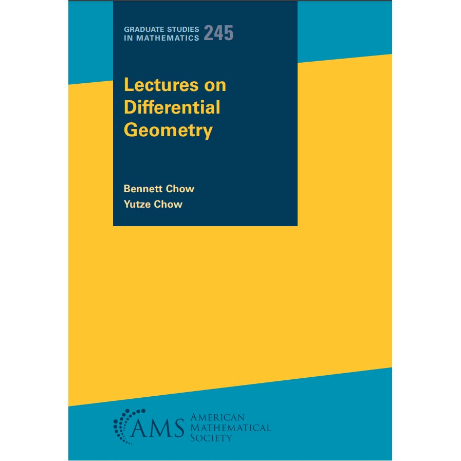 Lectures on Differential Geometry 微分几何讲义 9781470477677