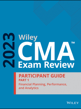 [预订]Wiley Cma Exam Review 2023 Part 1 Participant Guide