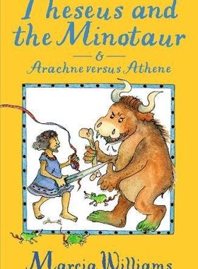 英文原版 漫画希腊神话：忒修斯与弥诺陶洛斯，阿拉克涅VS雅典娜 Greek Myths: Theseus & the Minotaur & Arachne versus Athene