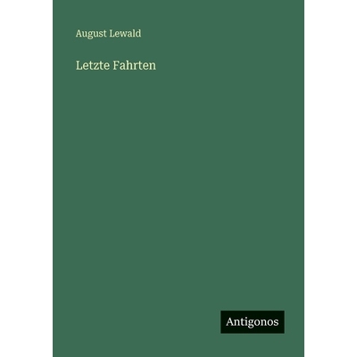 预订 Letzte Fahrten: 9783386417495