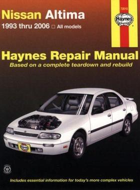 [预订]Nissan Altima (1993-2006) for Altima Haynes Repair Manual (USA) 9781563927225