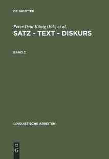 9783484303133 TEXT KOENIG SATZ DISKURS 313 WIEGERS 预订
