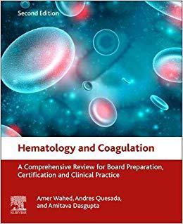 【预订】Hematology and Coagulation