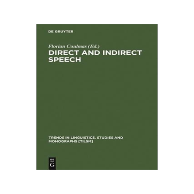 [预订]Direct and Indirect Speech 9783110105995