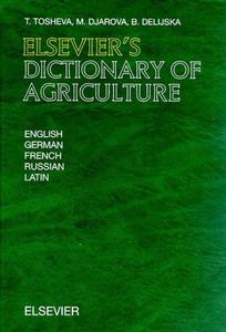 【预订】Elsevier’s Dictionary of Agriculture