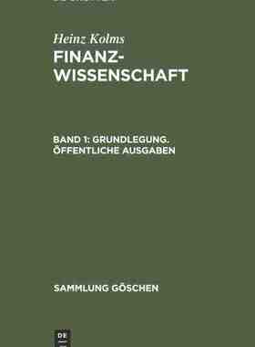 【预订】Grundlegung. Öffentliche Ausgaben 9783111212067