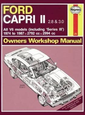 [预订]Ford Capri II (and III) 2.8 & 3.0 V6 (74 - 87) Haynes Repair Manual 9780857336941