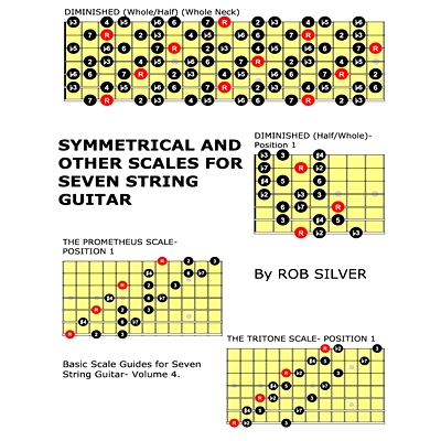 预订 Symmetrical and Other Scales for Seven String Guitar: 9781545295946