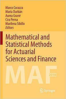 【预售】Mathematical and Statistical Methods for Actuarial Sciences and Finance: Maf 2018