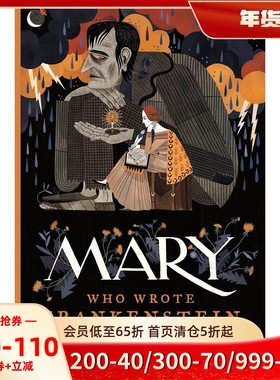 英文原版 Julia Sarda绘本 玛丽·雪莱的故事 美国版 纪念《弗兰肯斯坦》200周年 精装 Mary Who Wrote Frankenstein