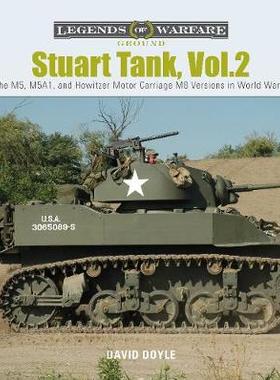 【预订】Stuart Tank, Vol. 2: The M5, M*1, and Howitzer Motor Carriage M8 Versions in World War II