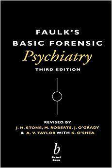 【预售】Faulk’s Basic Forensic Psychiatry 3E