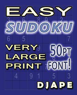 Large font 9781540531636 Very 50pt Sudoku Easy 预订 Print