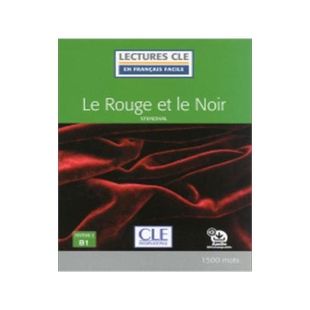 现货法语分级阅读B1 红与黑 原声朗读音频 CLE出品 1500词 Le rouge et le noir Niveau 3 B1 口袋书 法语阅读理解训练