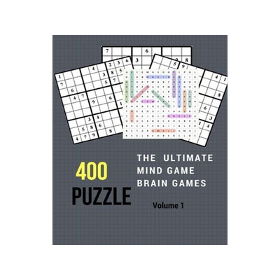 [预订]400 Puzzles The Ultimate Mind Game Brain Games: Hard to Extreme Sudoku and Word Search 400 Puzzles G 9781979217033