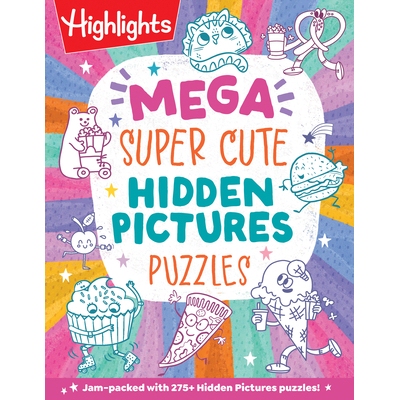 现货 Mega Super Cute Hidden Pictures Puzzles: Solve Over 300 Pages of Cute Kawaii-Style Puzzles Filled with Adorable Ani