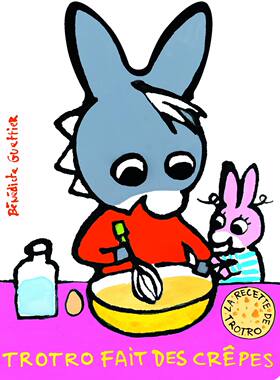 预售 小驴托托做可丽饼 ANE TROTRO 法国经典动画 幼儿法语启蒙 风俗文化认知 法语原版 TROTRO FAIT DES CREPES