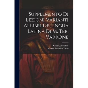 Lezioni Varianti Ter. 9781022793804 Libri Latina 预订 Lingua Supplemento Varrone
