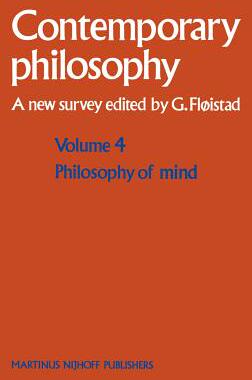 预订 Philosophy of Mind/Philosophie de l'esprit